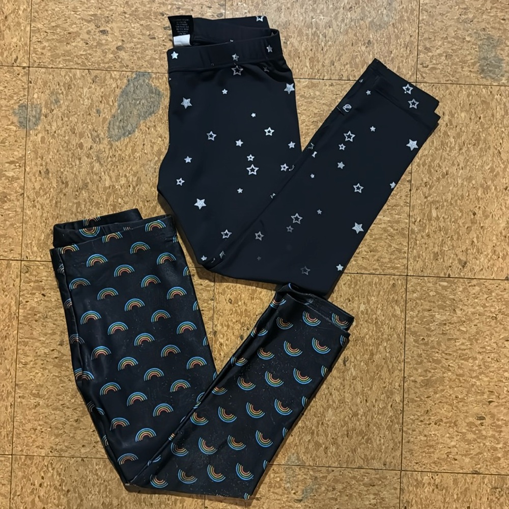 Terez Girls Hi-Shine Leggings - 2 Pairs - size XL/ / 6X